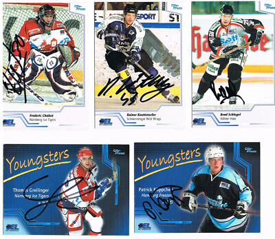 DEL 2002/2003 Eishockey Playercards original signiert