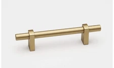 Alno A2801-4 Vita Bella 4" Center to Center Modern Smooth Bar Cabinet Pull