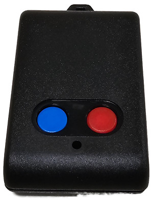 PP24SW  Kunststoffgehäuse  mit 2 Knöpfen (rot/blau) LED möglich  57x36x16mm  #B3