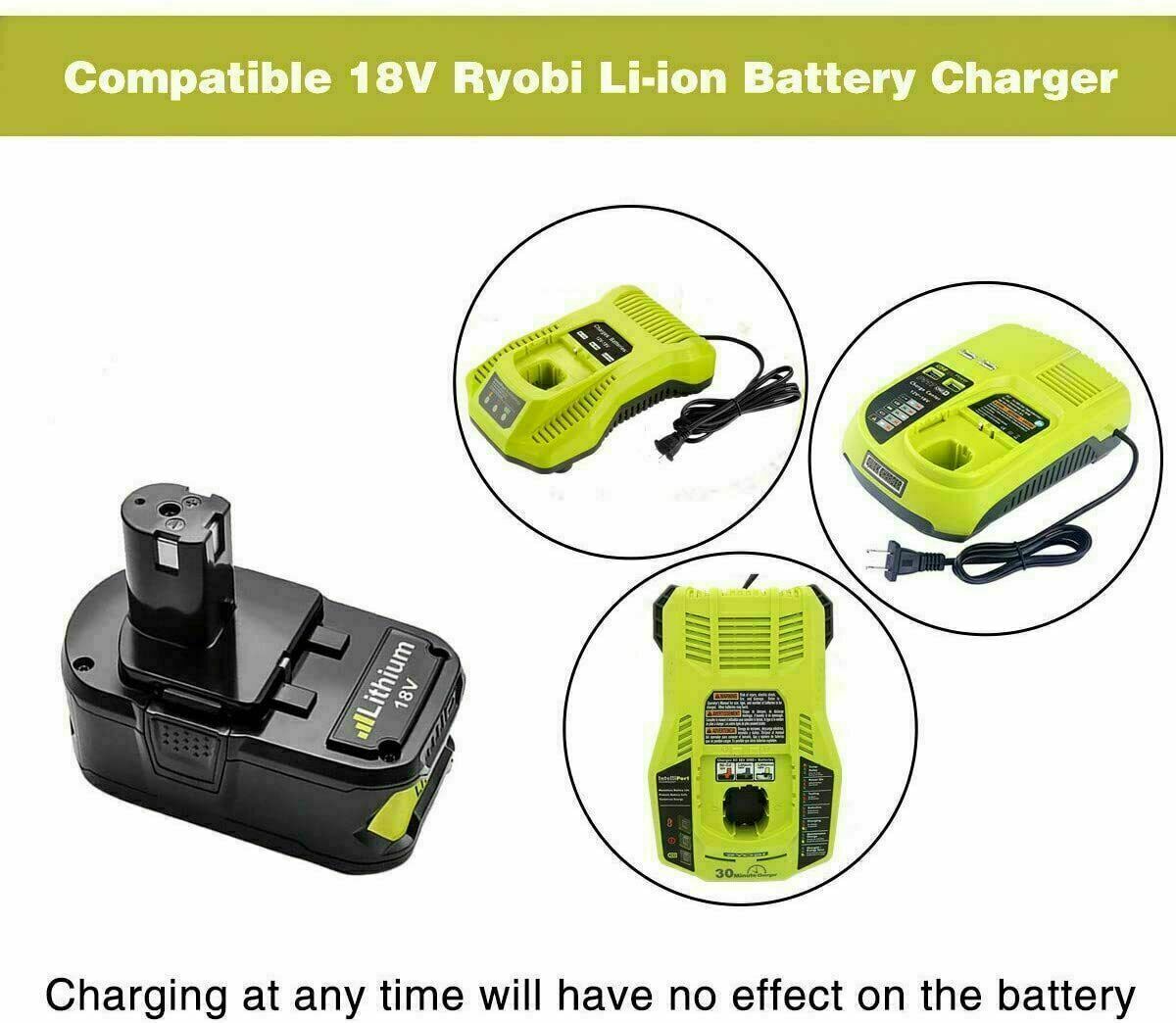 Für Ryobi Akku 18V 12,0AH Lithium One Plus RC18120 P108 P107