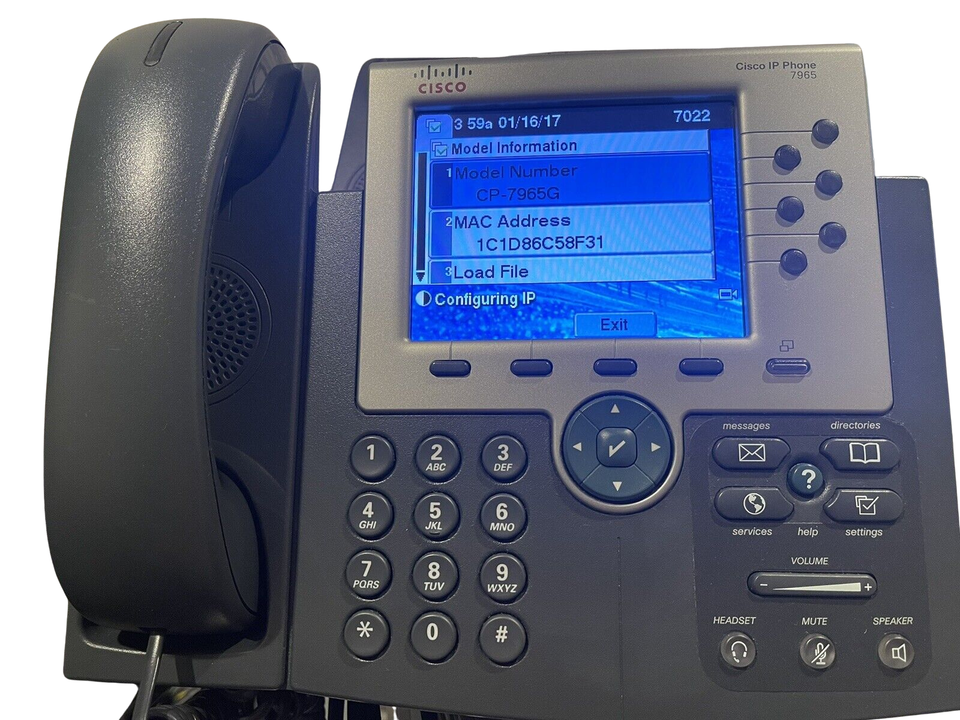 Cisco Phone CP-7965G 7965g IP Color Display Base Handset | eBay
