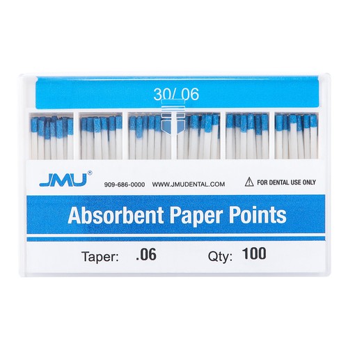 JMU Dental Absorbent Paper Points .02/.04/.06 Taper #F1-F3 Assorted - Picture 12 of 16