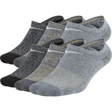 Nike L61055 Performance No Show Training Socks 6-Pair Pack Kids Size S