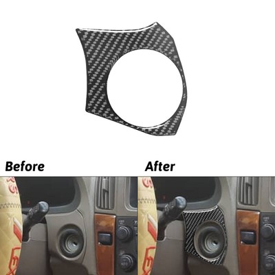 For Lexus RX300 1998-03 Carbon Fiber Engine Start Switch Key Panel Trim Cover