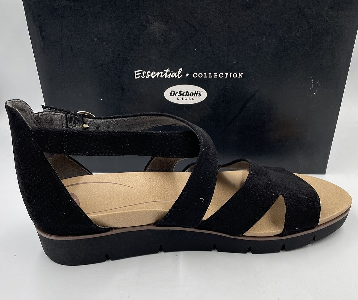 Scholl's Women's Good Karma Sandals Black Size US 11M US