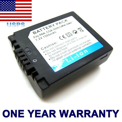 Battery For Panasonic Lumix DMC-FZ7 DMC-FZ8 DMC-FZ18 DMC-FZ28 USA