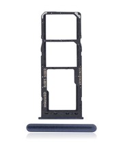 Dual Sim Card Tray Compatible For Samsung Galaxy A10 A105 / 2019  Black 