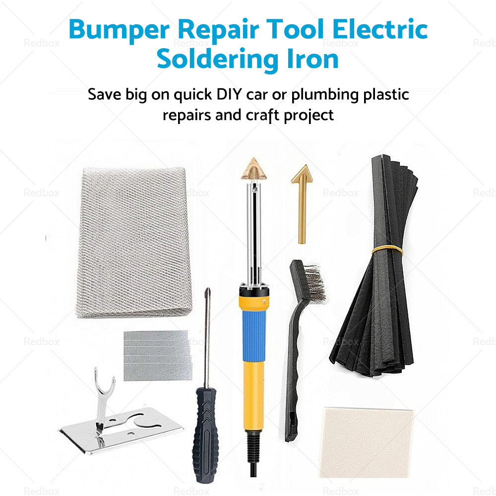 Plastic Welding Soldering Iron Kits Car Bumper Dashboard Kid Repair