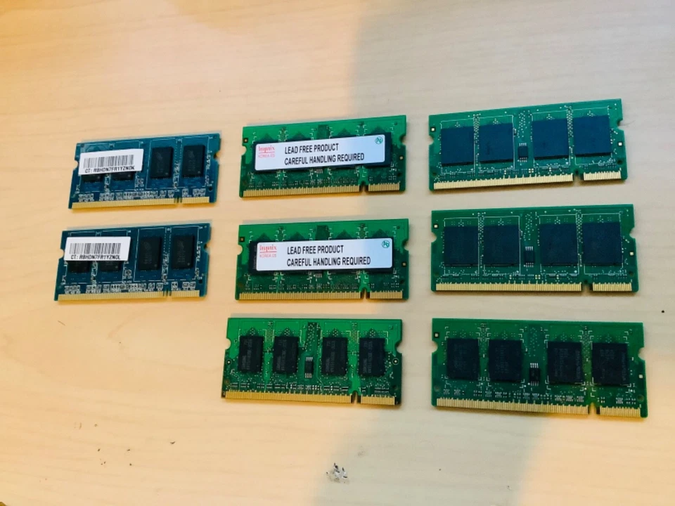 KINGSTON HYNIX RAMAXEL LAPTOP MEMORY DDR2 PC2 512MB, AND 1GB - Image 2 of 2