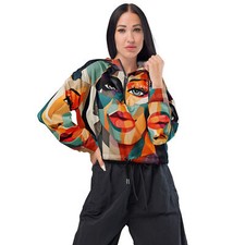Women’s Cropped Windbreaker Hazelglow Luxury Lifestyle