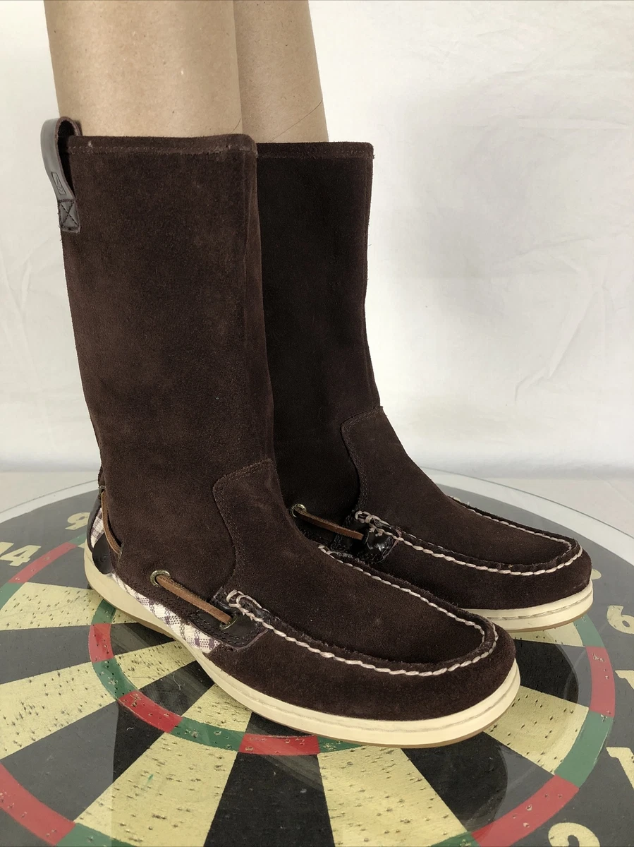 Sperry moc toe boot sale