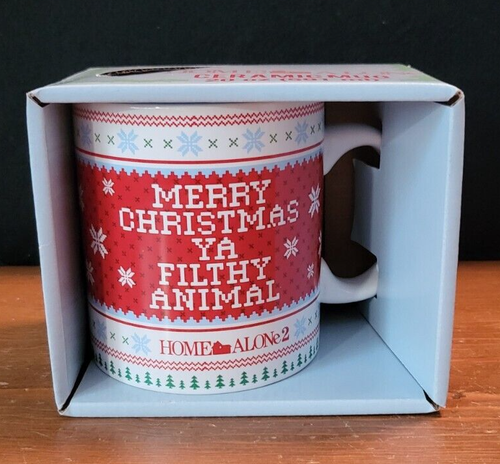 Home Alone 2 “Merry Christmas Ya Filthy Animal” Winter Holidays Coffee Mug - NEW