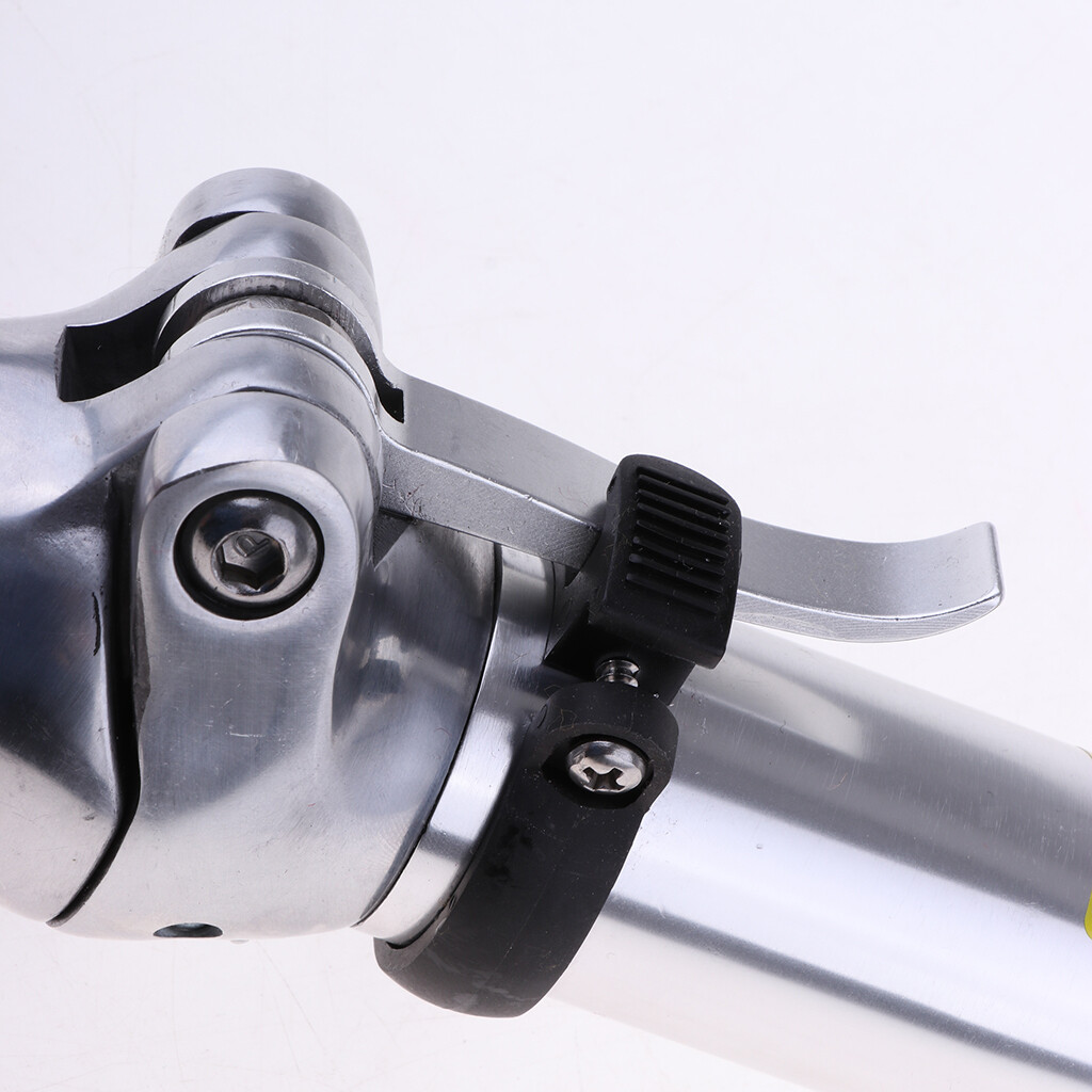Adjustable Folding Bike Handlebar Stem Riser Bicycle Component Silver