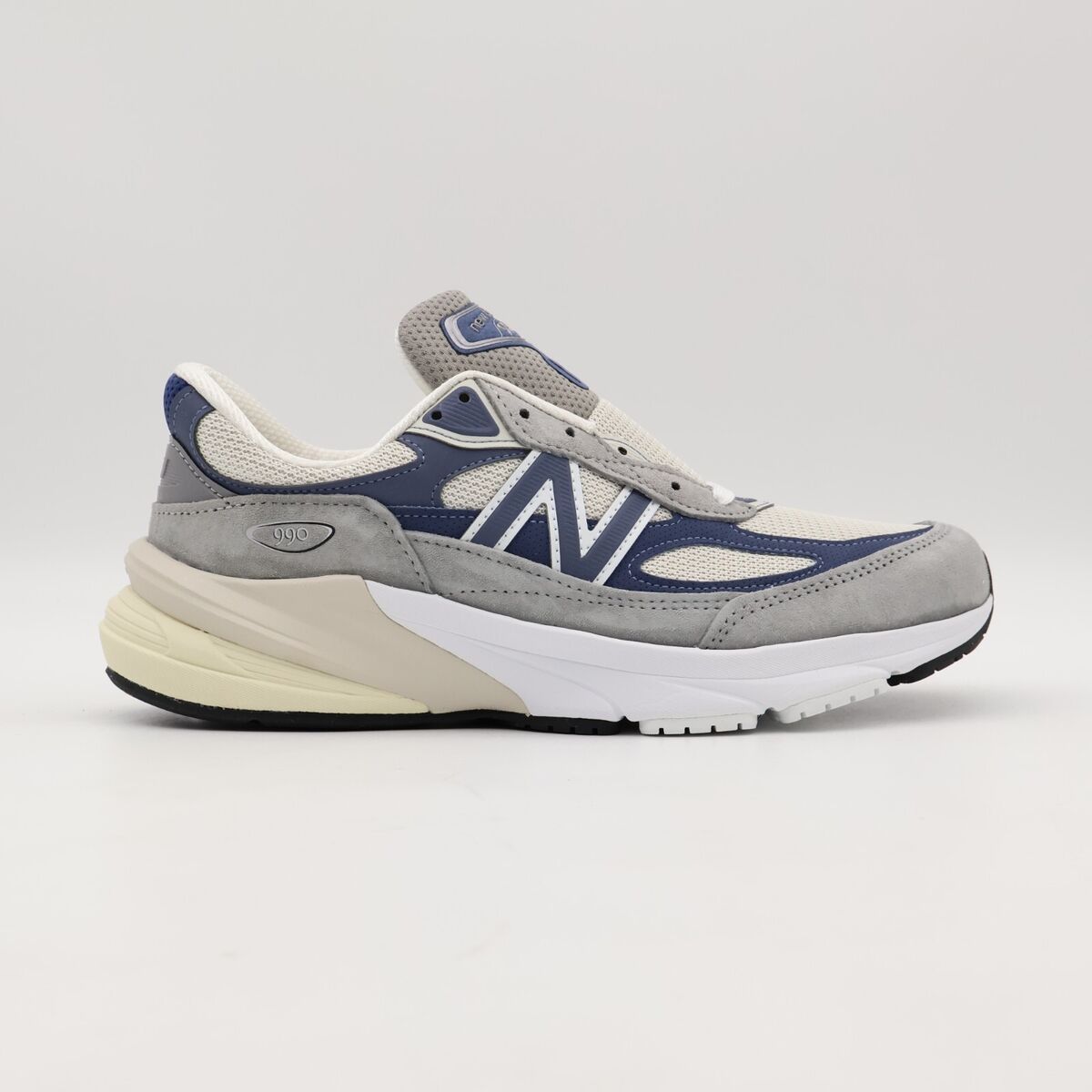 U990TC6 New Balance 990V6 Gray Navy Light Gray Made in USA U990TC6 New Balance 990V6 Gray Navy Light Gray Made in USA