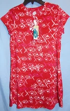 Girls Size 7/8 Extremely Me XOXO & HEARTS Long Dorm Sleep Shirt Flame Resistant!