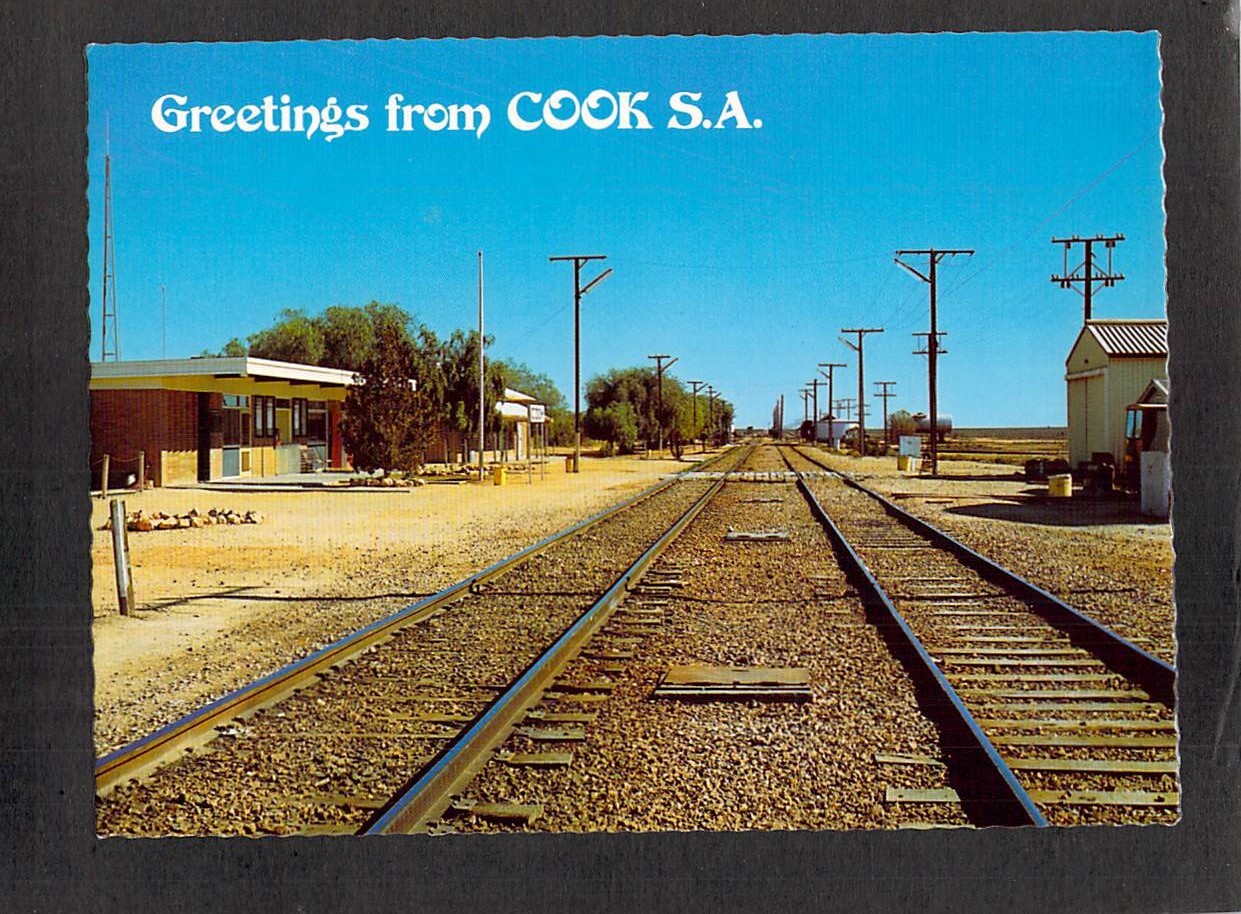 C7822 Australia SA Cook Railway Station DO81 Trueview postcard