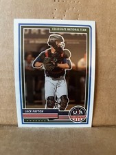 Jack Payton 2023 Panini Stars & Stripes USA Baseball Optichrome Base Card
