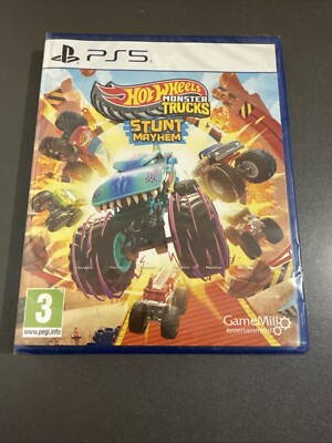 HOT WHEELS MONSTER TRUCKS - STUNT MAYHEM - PS5 PLAYSTATION 5 - NEU/SEALED