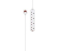 - LOGIK L4WAY2M18 4-Socket Extension Lead - 2 m White