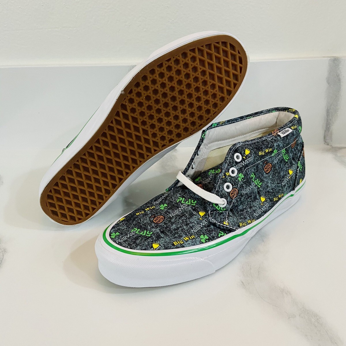 Vans Sk8 Hi Mens Size 12 Vault X Chukka Ferg Fergadelic Acid Wash Shoes New Shop now: bit.ly/2MepSHb Fergus Purcell x Vans Vault OG  main image 4