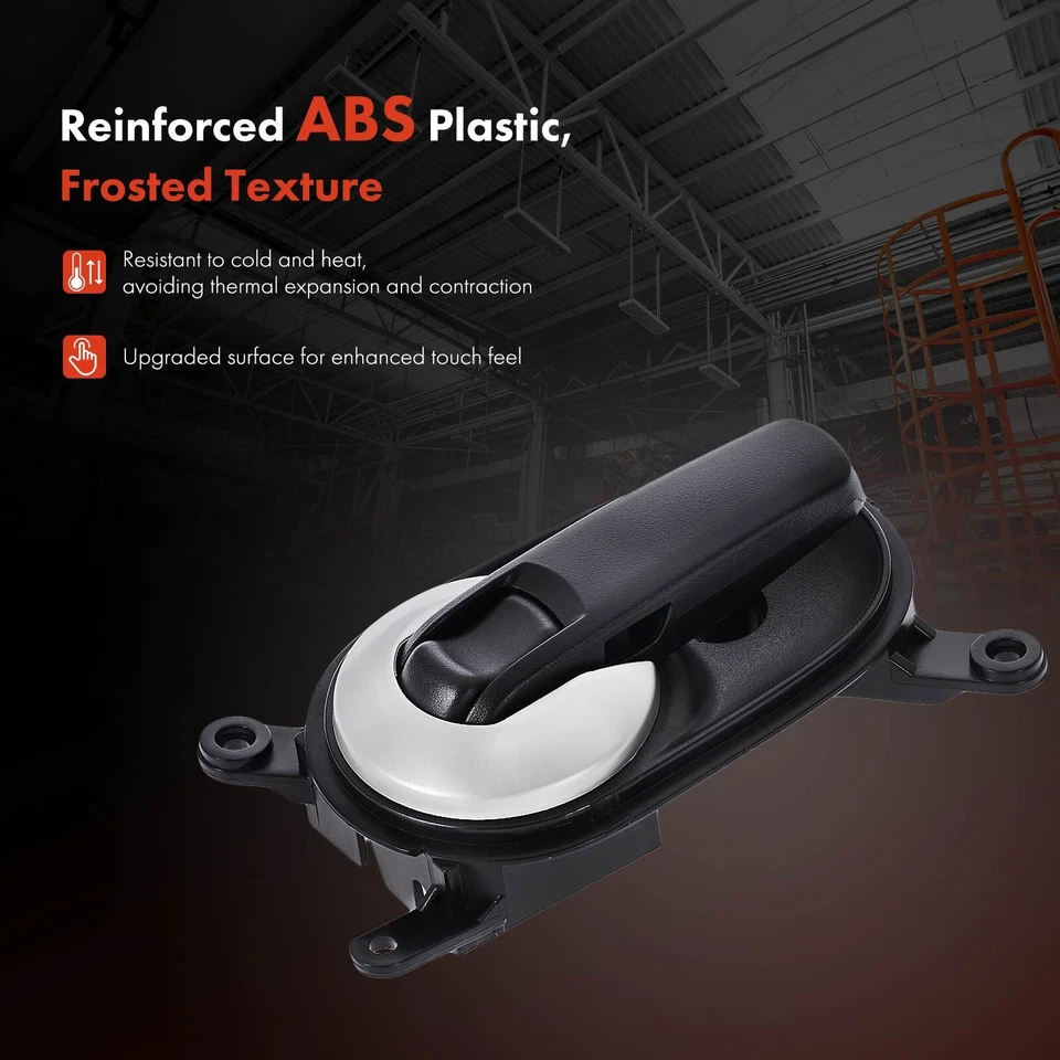 Maçaneta interna preta vermelha para motorista dianteiro para Nissan Quest 2004 2005 2006 - Imagem 3 de 4