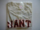 SAN FRANCISCO SF GIANTS NY NEW YORK GIANTS THROWBACK JERSEY SIZE X-LARGE, SGA