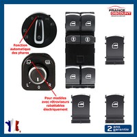 Platte+Tasten+Scheinwerfer Komodo Auto + Regler Retro Klappbar Nuckel Sharan