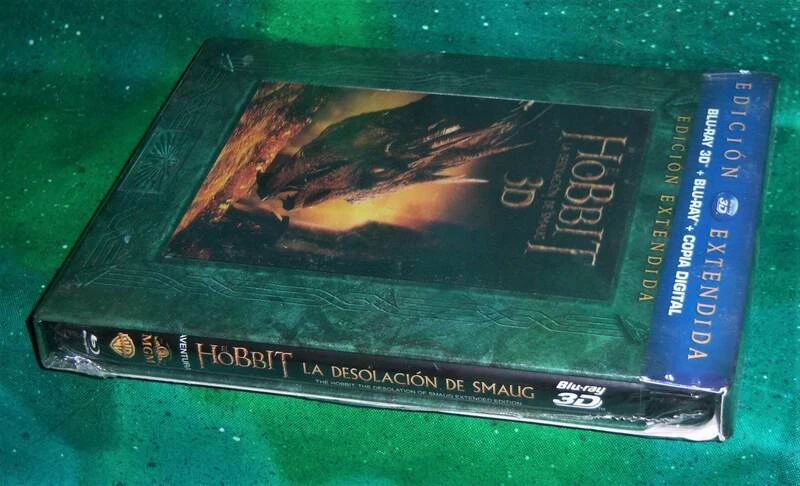 NEW HOBBIT DESOLATION OF SMAUG EXTENDED EDITION 2D 3D BLU RAY MOVIE 2013 MEXICO - Image 3 of 3