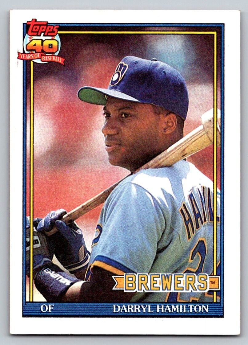 1991 Topps - Darryl Hamilton #781 Operation Desert Shield