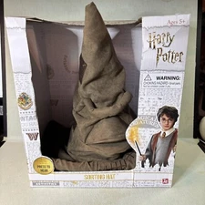 Harry Potter Sorting Hat Animatronic Talking Hat w/ Mouth Movement NIB Works