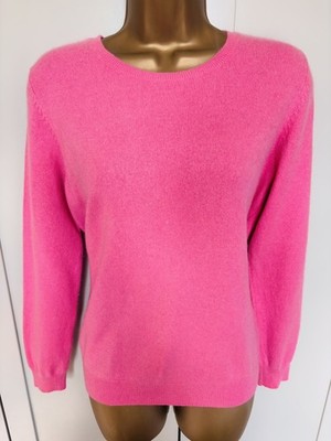 Marks & Spencer Collection superweicher Pullover rosa 100 % Kaschmir Rundhalsausschnitt 16