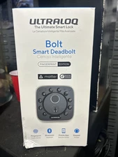 ULTRALOQ Bolt Fingerprint Matter Smart Lock, Fingerprint Keyless Entry Door L...