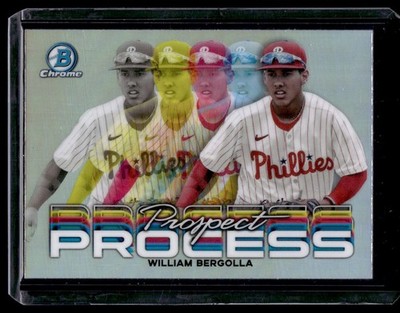 2023 Bowman Chrome Prospect Process William Bergolla Philadelphia Phillies
