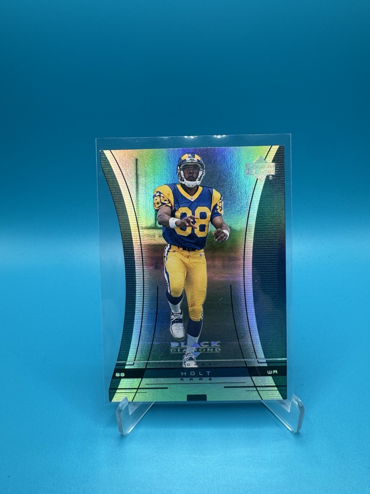 1999 Upper Deck Black Diamond Torry Holt Rookie #126 Diamond Cut Die Cut Rams