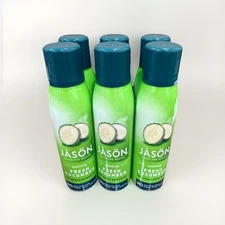 LOT OF 6 -JASON (Greek for Healer) Soothing FRESH CUCUMBER Dry Spray Deodorant