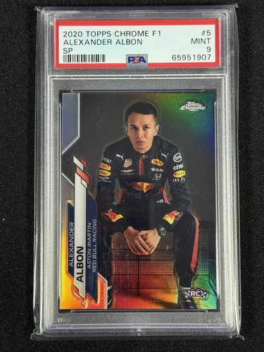 Alexander Albon [SP Variation] #5 2020 Topps Chrome Formula 1 card