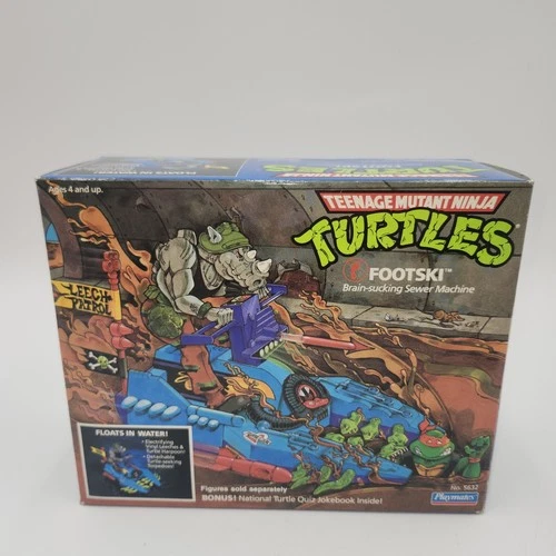 Vintage Teenage Mutant Ninja Turtles Footski Playmates Box Only TMNT