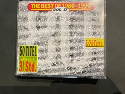 V.A. - The Best Of 1980 - 1990 Vol. II 3 CD's