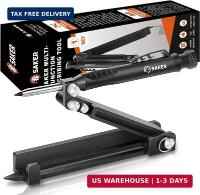 Saker Multi-function Scribing Tool- Construction Pencil- Aluminum Alloy Scribe T