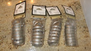 WAMSUTTA CURTAIN RINGS WITH CLIPS ANTIQUE NICKEL 28
