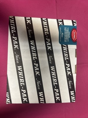 Nasco Whirl-Pak B01062 Sampling Bag 4 oz (100ml) Sterile, 100 Bags