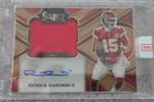 2025 Panini Select Patrick Mahomes II #1 Jumbo Swatches Patch Auto Copper /49
