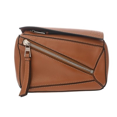 LOEWE puzzle bum bag B510U89X02 Tan Women Handbag