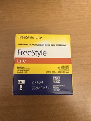 FreeStyle Lite Diabetes Test Strips 100 Count