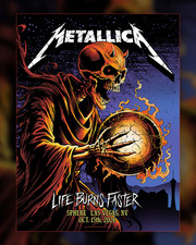 Metallica Las Vegas NV Sphere Oct 15 2026 Concert Poster