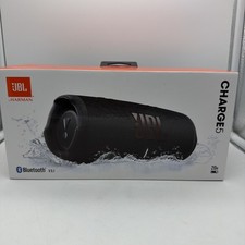 JBL Charge 5 Portable Waterproof Bluetooth Speaker, Black