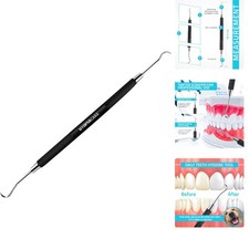 Dental Tartar Scraper Tool, Plaque Remover for Teeth Dental Pick, 6.5" Double...