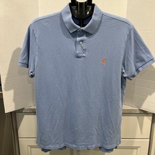 Polo Ralph Lauren Polo Shirt Men  s Size XL Light Blue Custom Fit Short Sleeve