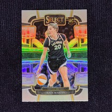 2024 Select WNBA Concourse - Kate Martin (RC) - #22 - LV Aces - Silver Prizm