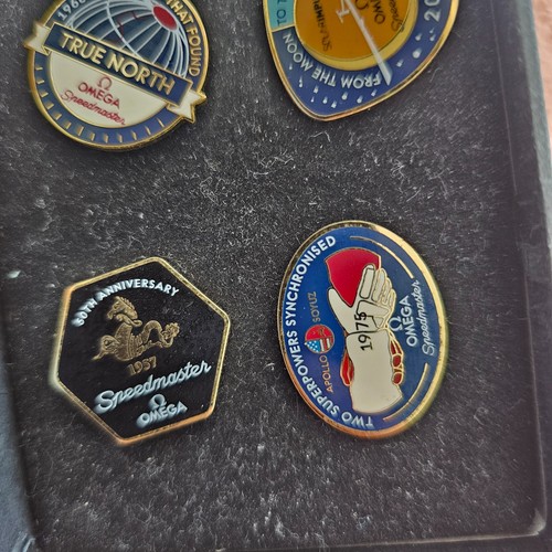 Omega Speedmaster Limited edition 50th Anniversary Pin set 2007 No Box X4fe - Picture 3 of 7
